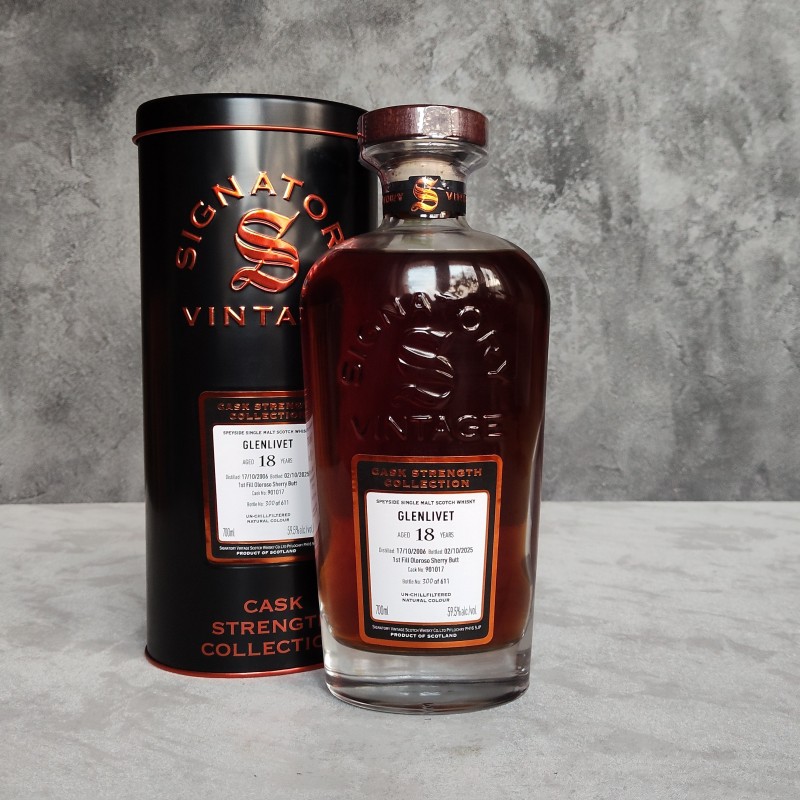 Signatory Vintage Glenlivet 2006 - 18 years old